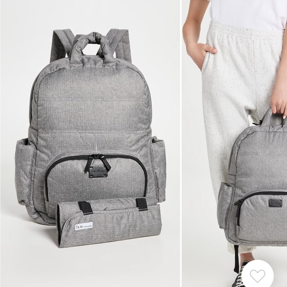 7am quilted Diaper bag